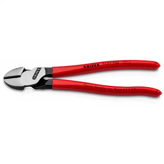 obcinak boczny o zwiększonym przełożeniu, 200mm, KNIPEX [74 01 200]
