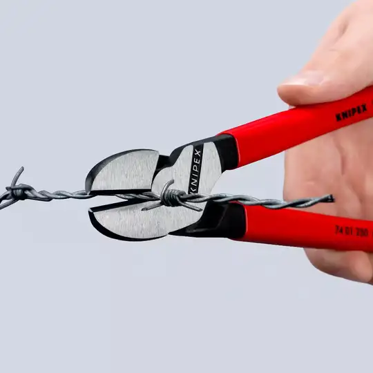 obcinak boczny o zwiększonym przełożeniu, 250mm, KNIPEX [74 01 250]