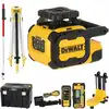 samopoziomujący laser obrotowy z wiązką zieloną, USB-C, 40 m, DeWalt [DCLE15221GL-QW]
