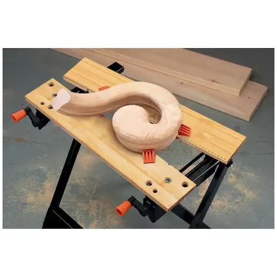 stół warsztatowy 610×250mm, 115mm, WORKMATE, Black+Decker [WM301-XJ]