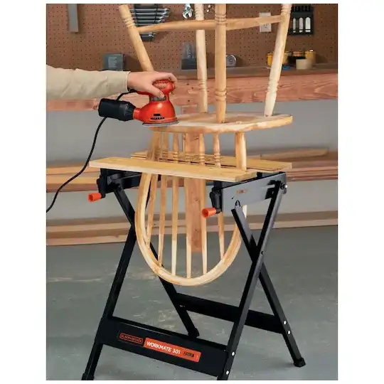stół warsztatowy 610×250mm, 115mm, WORKMATE, Black+Decker [WM301-XJ]