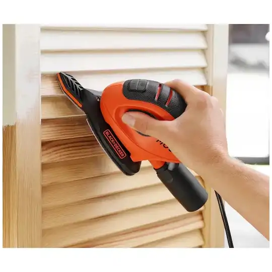 szlifierka oscylacyjna, ''myszka'', 55W, BLACK+DECKER [BEW230BC-QS]