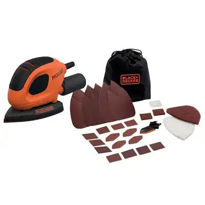 szlifierka oscylacyjna, ''myszka'', 55W, BLACK+DECKER [BEW230BC-QS]