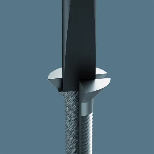 wkrętak płaski precyzyjny 0,40x2,0x60mm, Kraftform Micro Wera [05118006001]
