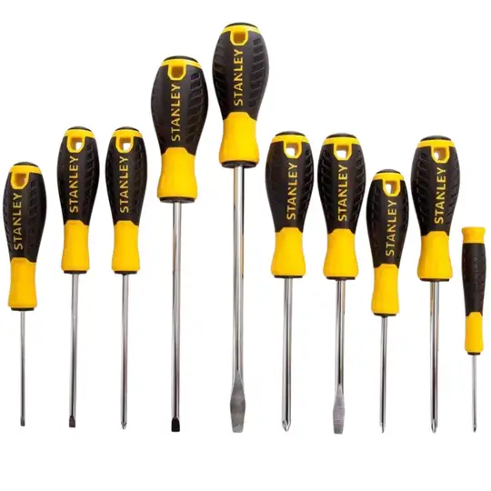 zestaw 10szt. wkrętaków ESSENTIAL, Stanley [STHT0-60211]