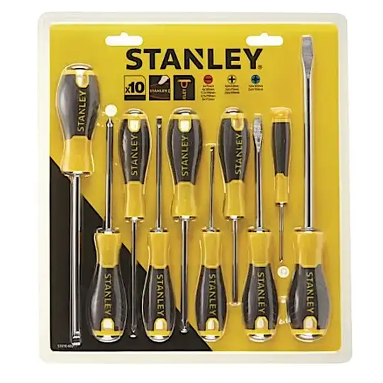 zestaw 10szt. wkrętaków ESSENTIAL, Stanley [STHT0-60211]