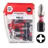 zestaw 25szt. bitów udarowych 1/4", PH2/25mm, SHOCKWAVE, IMPACT DUT, Milwaukee [4932430853]