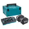 zestaw zasilający: 2 akumulatory 8,0Ah BL4080H + dwuportowa ładowarka DC40RB, 40V max XGT, Makita [PSKGPE2J]