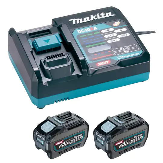zestaw zasilający: 2x5,0Ah + ładowarka DC40RA, 40V, XGT Makita [PSKGRT2]