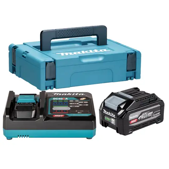zestaw zasilający: akumulator 4,0Ah BL4040F + ładowarka DC40RA, 40V max XGT, Makita [1915D9-2]
