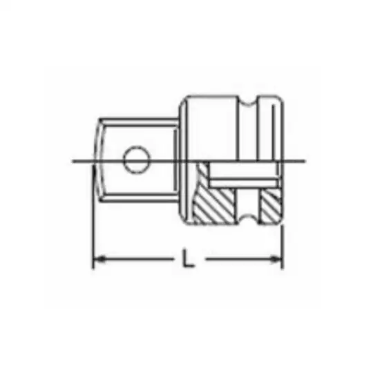 adapter udarowy zwiększający z 3/4" na 1", Koken [16688A]
