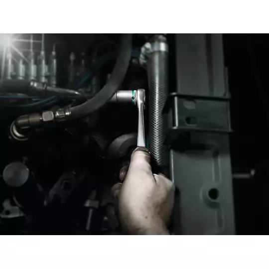 grzechotka ręczna 1/4" Zyklop Metal 72 zęby [004003]