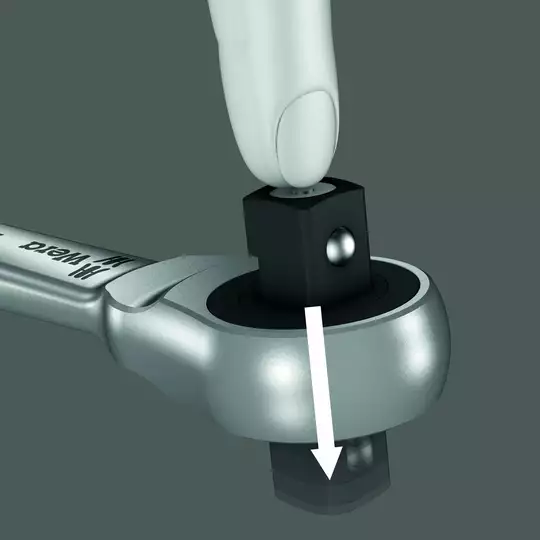 grzechotka ręczna 1/4" Zyklop Metal 72 zęby [004003]