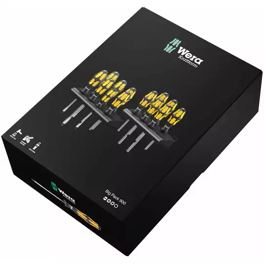 komplet wkrętaków do pobijania Kraftform Plus BIG PACK 900 [133285]