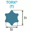 nasadka ręczna 1/2" z końcówką Torx T60/60mm, Koken [4025-60-T60]