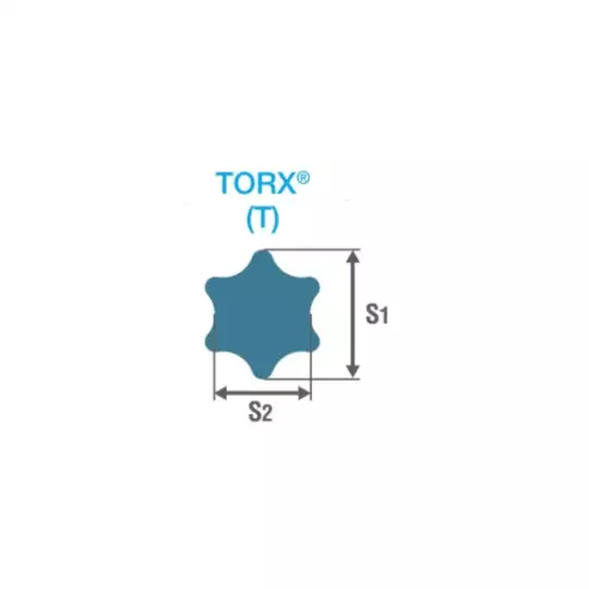 nasadka ręczna 1/2" z końcówką Torx T60/60mm, Koken [4025-60-T60]