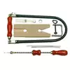 piła włosowa z brzeszczotami 130mm + zestaw akcesoriów BAHCO [502-SET6]