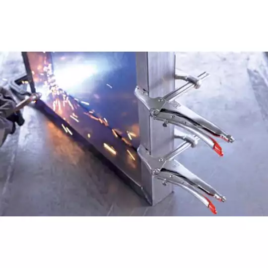 szczypce zaciskowe spawalnicze omijające z regulowną szczęką 110mm Bessey [GRZC]