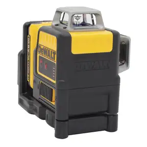 akumulatorowy, samopoziomujący laser krzyżowy 360° z wiązką czerwoną 20m, 10,8V Li-Ion 2,0Ah DeWalt [DCE0811D1R-QW]