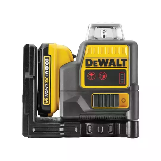 akumulatorowy laser krzyżowy 20m, Li-Ion 10.8V/2.0Ah [DCE0811D1R]
