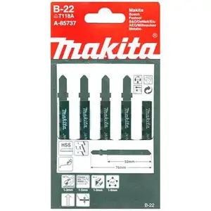 brzeszczoty do wyrzynarek 76mm do cięcia metalu 5 szt. Makita [A-85737]