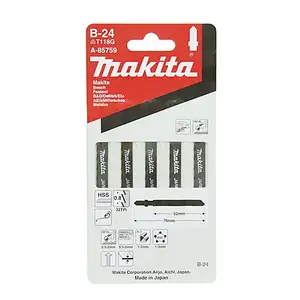 brzeszczoty do wyrzynarek 76mm do cięcia metalu 5 szt. Makita [A-85759]