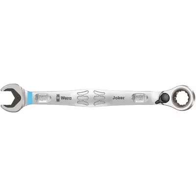 klucz płasko-oczkowy odgięty z grzechotką i przełącznikiem kierunku pracy M11 Joker Switch Wera [020066]