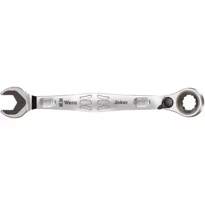 klucz płasko-oczkowy odgięty z grzechotką i przełącznikiem kierunku pracy M12 Joker Switch Wera [020067]
