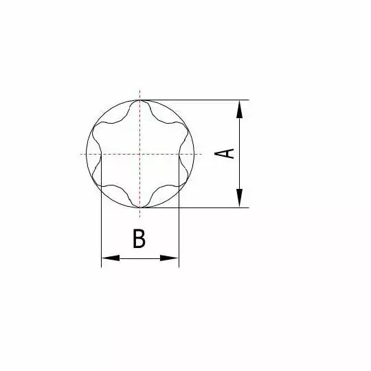 nasadka ręczna 1/2" z końcówką Torx TX50/140mm z funkcją przytrzymywania [05003856001]