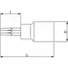nasadka ręczna 1/2" z końcówką Torx TX60/60mm z funkcją przytrzymywania [05003838001]