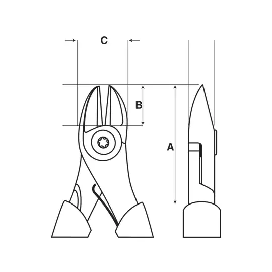 nieiskrzące obcinaki boczne 150mm, Bahco [NSB402-160]