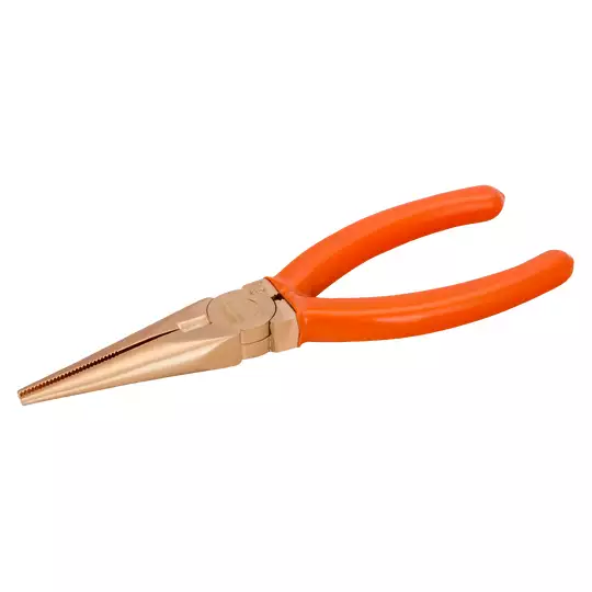 nieiskrzące, wydłużone szczypce półokrągłe 160mm [NSB406-160]