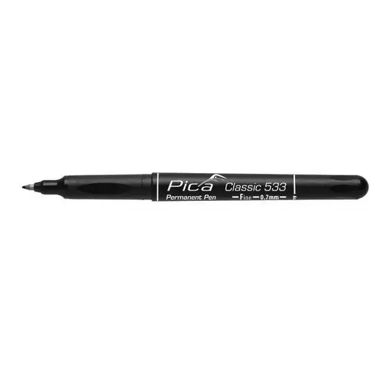 pen permanentny czarny, okrągły 0,7mm, [533/46] 