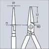 szczypce okrągłe 160mm, rękojeść wielokomponentowa, Knipex [22 02 160]