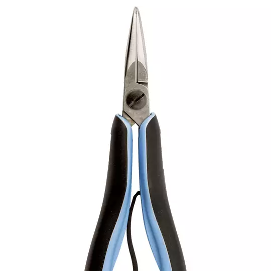 szczypce półokrągłe odgięte precyzyjne, szczęki gładkie, serii RX, rozmiar L 155,5mm, BAHCO [RX 7892]