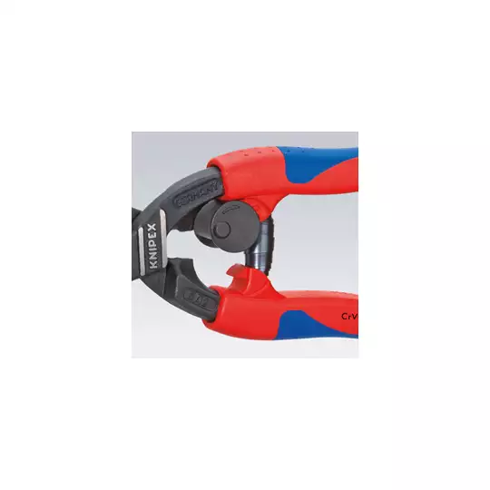 szczypce przegubowe odgięte 20º CoBolt do cięcia drutu ze sprężyną, długość 200mm, Knipex [71 22 200]