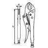 szczypce zaciskowe Morse'a 250mm, IRIMO [648-250-1]