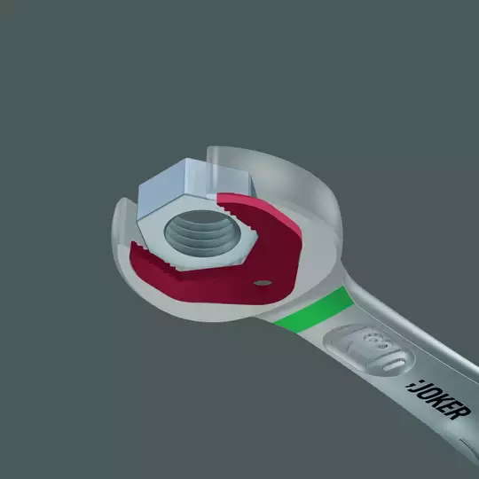 zestaw 4szt. kluczy oczkowo-płaskich z grzechotką Joker [073290]