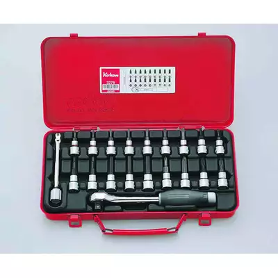 zestaw nasadek 3/8'' z końcówką TX, XZN, PH i Imbus [3278]