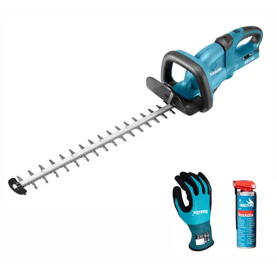 Akumulatorowe nożyce do żywopłotu 65cm 2x18V Li-Ion LXT Makita [DUH651Z] + Gratis rękawice i olej
