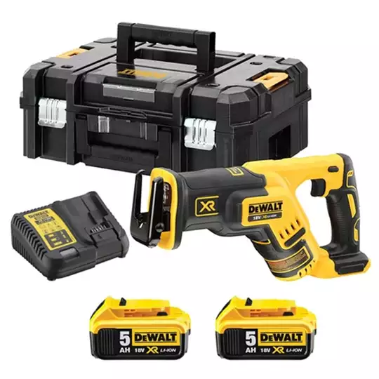 akumulatorowa, bezszczotkowa piła bagnetowa, 18V Li-lon 2x5,0Ah DeWalt [DCS367P2]