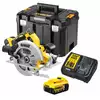 akumulatorowa bezszczotkowa pilarka tarczowa 184mm, 18V Li-lon 2x5,0Ah DeWALT [DCS570P2] + gratis 2 stalowe ściski śrubowe