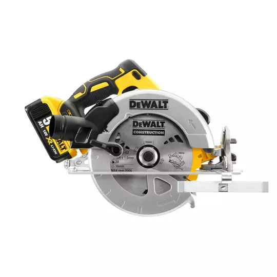 akumulatorowa bezszczotkowa pilarka tarczowa DeWALT, 184mm 18V Li-lon [DCS570P2]