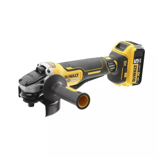 akumulatorowa bezszczotkowa szlifierka kątowa 125mm, Li-Ion 18V, DeWALT [DCG406N]