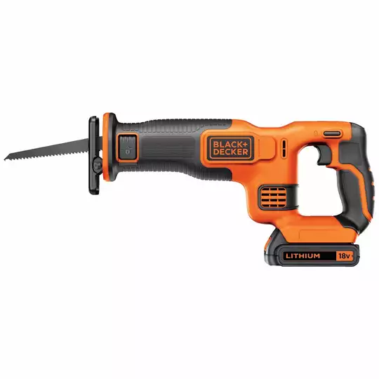 akumulatorowa pilarka szablowa 18V Li-lon 1,5Ah BLACK+DECKER [BDCR18-QW]