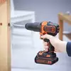 akumulatorowa wiertarko-wkrętarka udarowa 18V/1,5Ah Li-Ion Black+Decker [BDCHD18-QW]