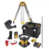 akumulatorowy laser obrotowy 45/450m z wiązką czerwoną + statyw aluminiowy, 18V, 2.0Ah, DEWALT [DCK374D1R-QW]