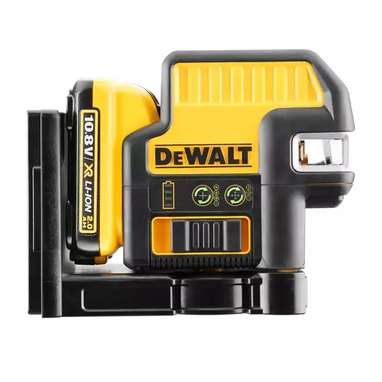 akumulatorowy, zielony laser krzyżowy 30m, 10,8V Li-Ion 2,0Ah, DeWALT [DCE0825D1G] 