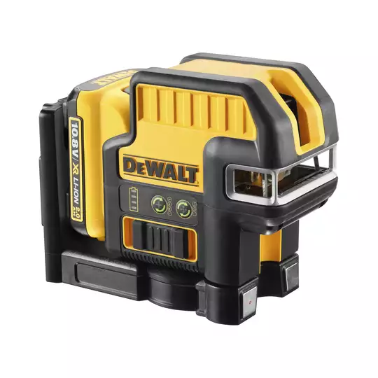 akumulatorowy, zielony laser krzyżowy 30m, 10,8V Li-Ion 2,0Ah, DeWALT [DCE0825D1G] 