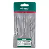 komplet wierteł HSS Super do metalu 1/4" 3szt. [APM-3]